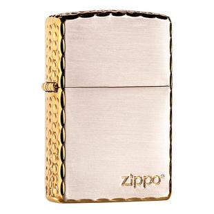 Zippo打火机正版煤油咬边陨石玫瑰金原装防风送男友礼物定制刻字