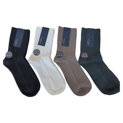 33元10双男士中筒纯棉袜双针百搭运动防臭袜吸汗透气休闲商务袜
