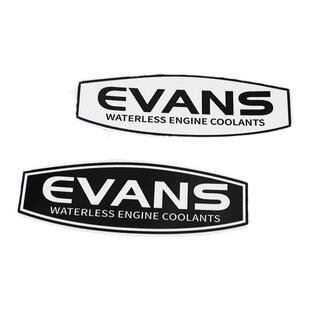EVANS冷却液车贴适用于奥迪宝马爱温防冻液汽车尾箱反光贴纸