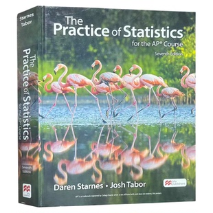 正版精装 美国高中数学教材统计和概率专项 The Practice of Statistics for the AP® Course 7 Edition