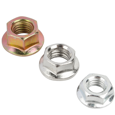 【免费开专票】镀锌法兰螺母铁黑