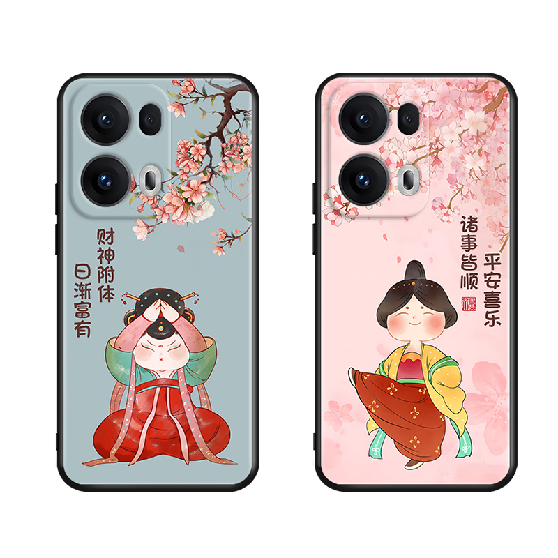 秋昊适用于opporeno13pro超好看风景画pkk110硅胶防摔外壳6.83寸古风新款reno13pro时尚大方oporeno13por网红