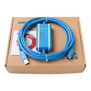 适用三菱PLC编程电缆FX1S/1N/2N/3U通讯数据线下载线 USB-SC09-FX