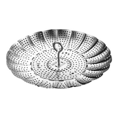 316不锈钢折叠蒸架家用笼屉厨房多功能伸缩蒸笼蒸格隔水蒸盘蒸屉