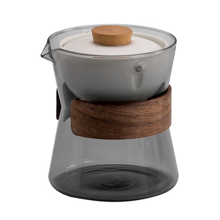 叁旬自动懒人泡茶神器家用玻璃茶具小青柑冲泡茶壶带盖过滤公道杯