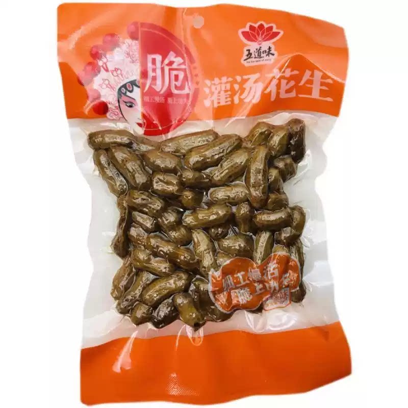 五道味整箱30袋灌汤花生238g