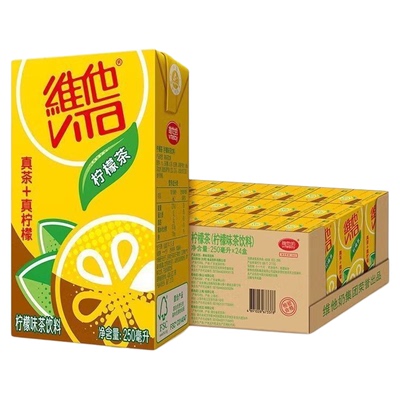 维他柠檬茶盒装真茶饮料瓶装整箱