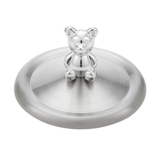 不锈钢防尘杯盖马克杯盖玻璃杯盖子水杯盖圆形瓷杯茶杯碗盖多口径