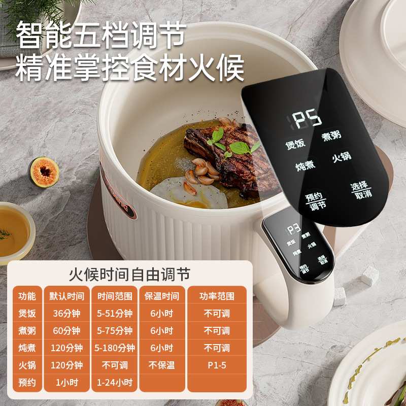 新款直销电煮锅多功能家用宿舍煮饭电饭锅泡面小电锅电饭煲炒菜学