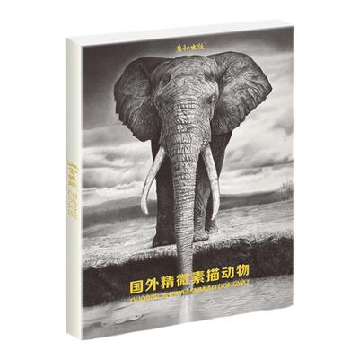 国外精微素描动物临摹明信片学习