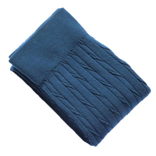 秋冬季毛线打底裤女外穿大码纯棉麻花针织踩脚裤修身九分保暖棉裤