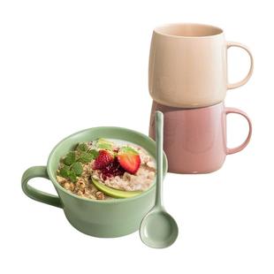 空气炸锅微波炉热牛奶杯法式高颜值陶瓷早餐杯家用大容量蒸蛋羹碗