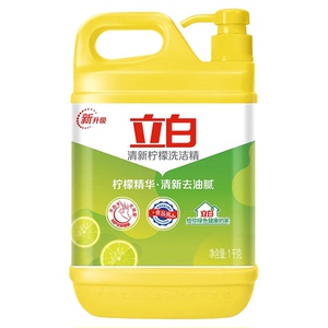 立白清新柠檬洗碗精大瓶