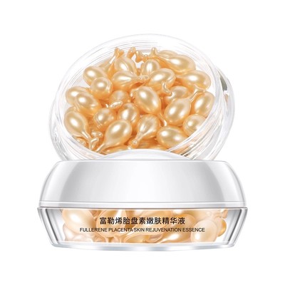 富勒烯胎盘素胶囊面部精华液原液