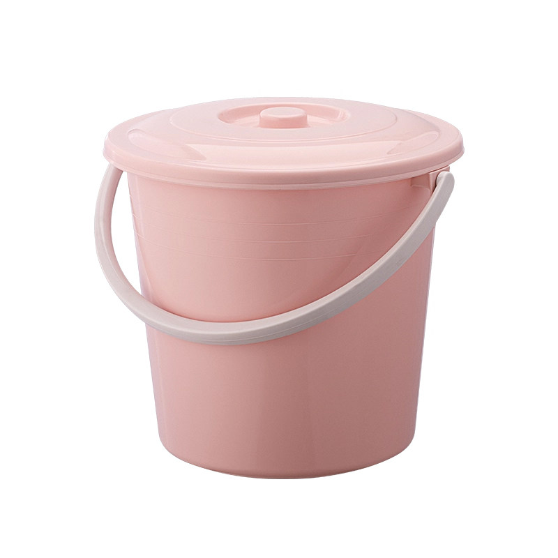 茶花加厚带盖家用储水桶