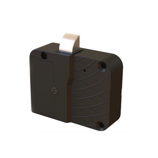 柜门锁免打孔 暗装感应鞋柜子外对开抽屉隐形智能双开小衣柜暗锁