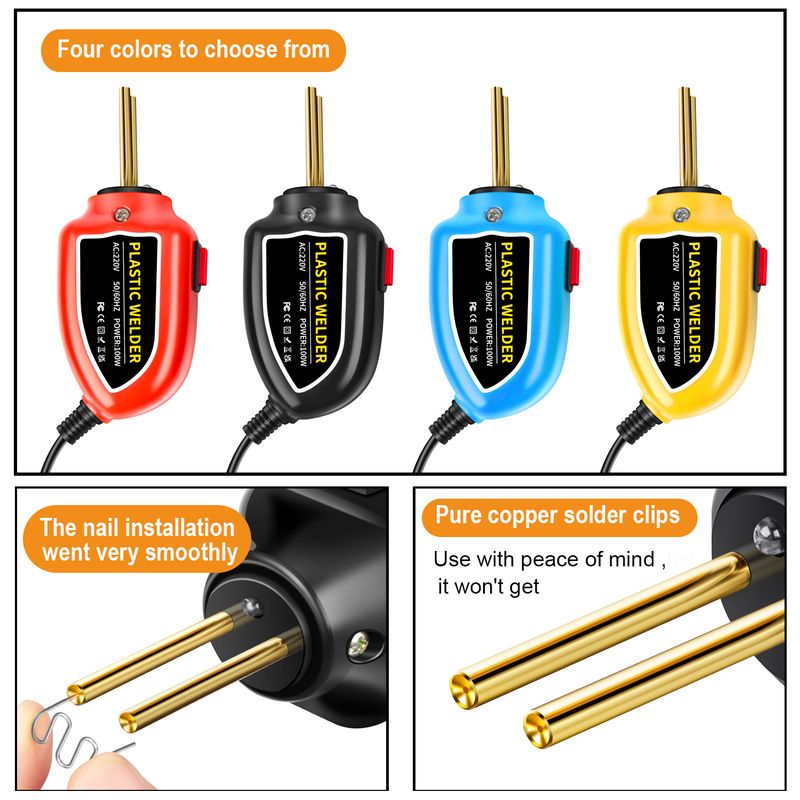 跨境热销汽车保险杠修复机机器塑料工具修复焊机钉塑料焊枪塑焊