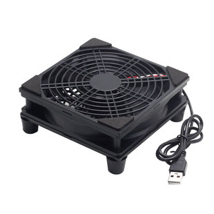 路由器散热风扇架5V USB风扇机顶盒宽带猫散热 AC88U R7000等适用