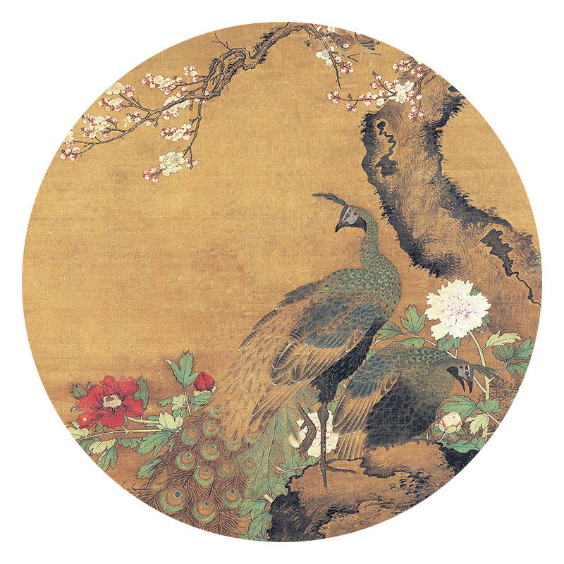 复古圆形地毯防滑耐脏免洗隔音