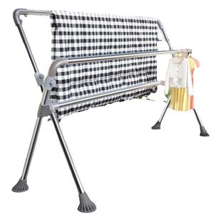 【政府补贴】佳帮手晾衣架落地折叠室内外家用阳台伸缩升降晒被子