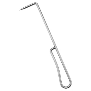 园艺工具不锈钢根钩松土松根器勾根器盆栽盆景工具加厚单齿耙钩子