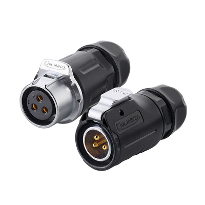 防水公母插头户外汽车电源连接器