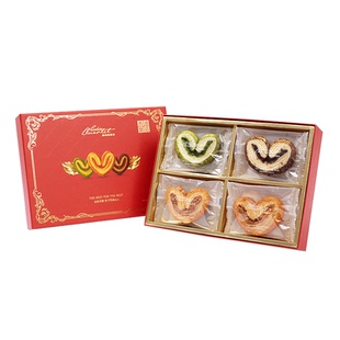 【新年限定】香港四重奏曲奇礼盒姜饼人饼干进口高端零食节日送礼