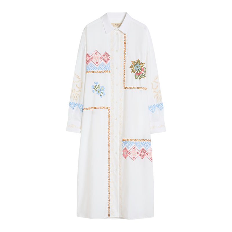 【春夏新降】Weekend MaxMara 26女装棉质印花连衣裙5221026206