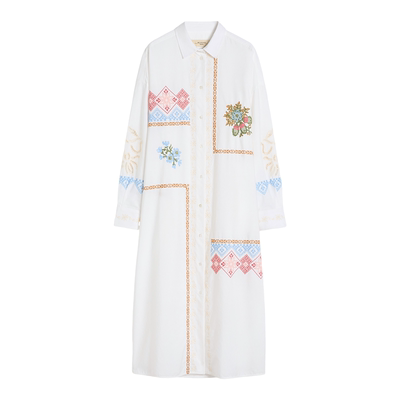 Weekend MaxMara 2026春夏新款女装长款棉质印花连衣裙5221026206