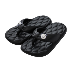 女夏eva防臭软底可爱人字拖外穿度假风防臭踩屎感夹板沙滩凉拖鞋