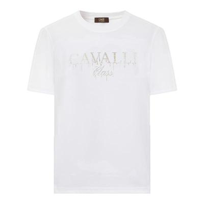 卡沃利金属装饰logoT恤短袖