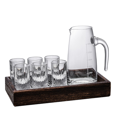 精致浮雕白酒杯一口烈酒杯套装