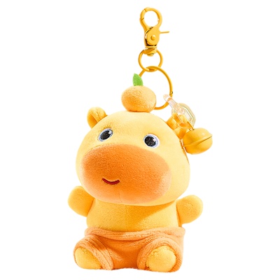 正版水豚噜噜玩偶挂件毛绒玩具