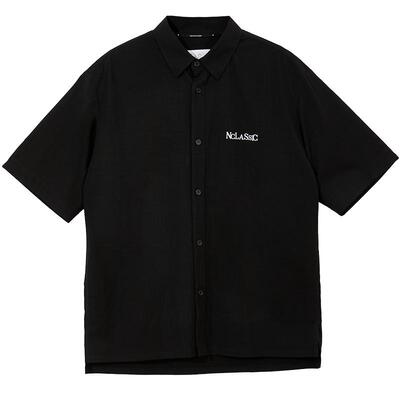 杰克琼斯短袖字母刺绣撞色