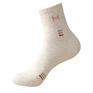 诸暨袜子男士男款秋冬季青少年潮流运动中筒袜防臭吸汗新疆棉长袜