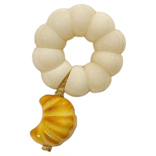 奶白山竹菩提根手串小手捻指尖文玩绕指柔迷你蒜瓣盘玩佛珠手指捻