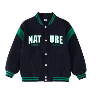 JEEP吉普男童外套2026春季新款潮流百搭中大童棒球服儿童休闲上衣