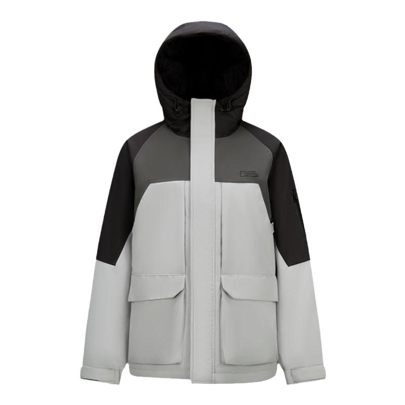 森马防雨防风外套情侣款羽绒服男