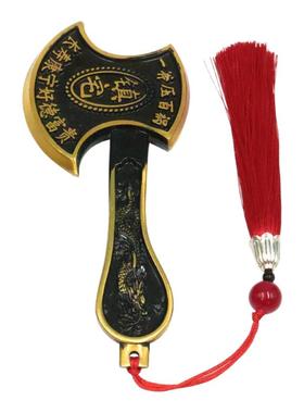 道家法器黄铜斧头摆件