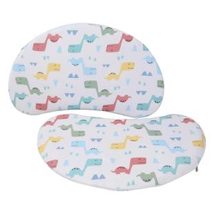 儿童枕套睡眠全棉博士婴儿宝宝方程式天资硅胶纯棉月亮半圆枕头套