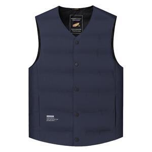 羽绒马甲男加肥加大冬季中年坎肩保暖上衣爸爸防寒内搭羽绒服背心