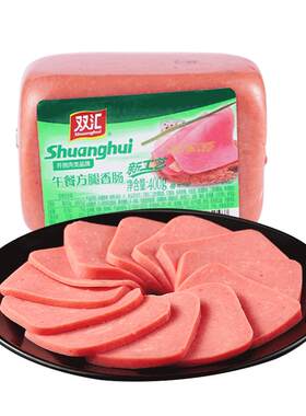 双汇午餐肉方腿400g整箱罐头商用