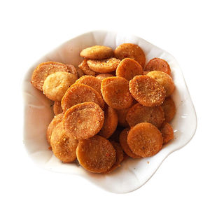 油炸豆饼麻辣味下酒小吃 酥脆豆饼休闲小零食安徽淮南寿县特产