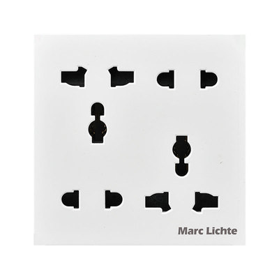 86型墙壁暗装电源插座错位十孔