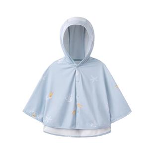babylove婴儿防晒斗篷夏季凉感防晒衣宝宝披风防紫外线连帽薄外套