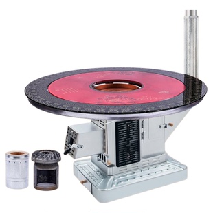 新款农村冬季无烟柴火炉室内多功能取暖炉添柴可视柴煤两用汽化炉