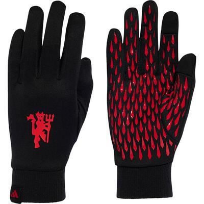 Adidas/阿迪达斯官方正品MUFC FP GLOVES男女足球训练手套IY0438