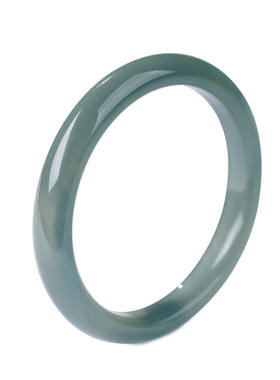 马料远山黛库里蓝玉髓手镯