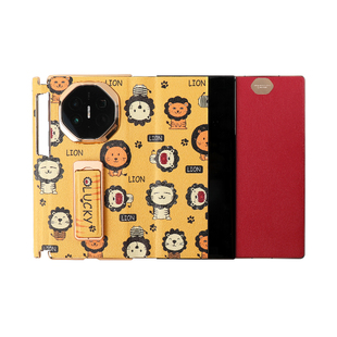 维泡狮子适用华为MateXT手机壳新款非凡大师xts腕带支架mate三折叠屏xt智能视窗磁吸中轴保护套全包防摔翻盖