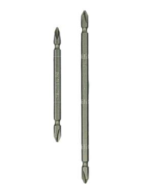 田岛工具磁性双头十字批头6PH2-65耐用S2合金钢电动螺丝刀批头风